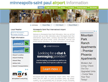 Tablet Screenshot of msp.airport-viewer.com